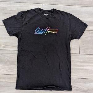 Only Human Team Human Rainbow Shirt